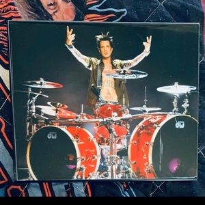 TOMMY LEE-MOTLEY CRUE Drum Carousel Photo 8X10 Framed Photo